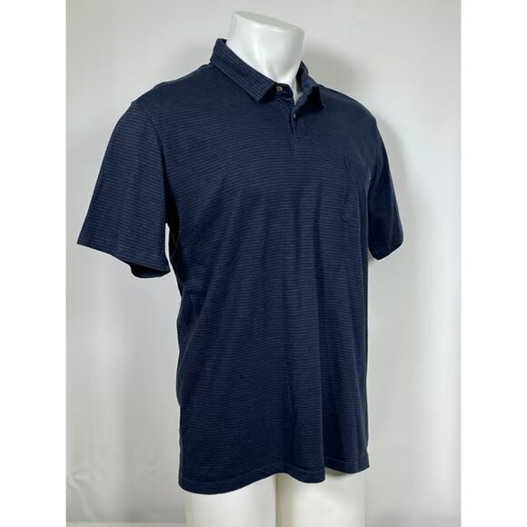 Billabong Standard Issue Polo Navy Shirt Men's LARGE - Picture 4 of 9